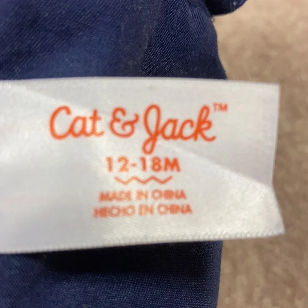 5/$20 Cat and jack 12/18m sun hat Velcro strap - Picture 3 of 5